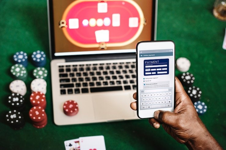 Meja blackjack langsung dengan dealer profesional di studio kasino genting55